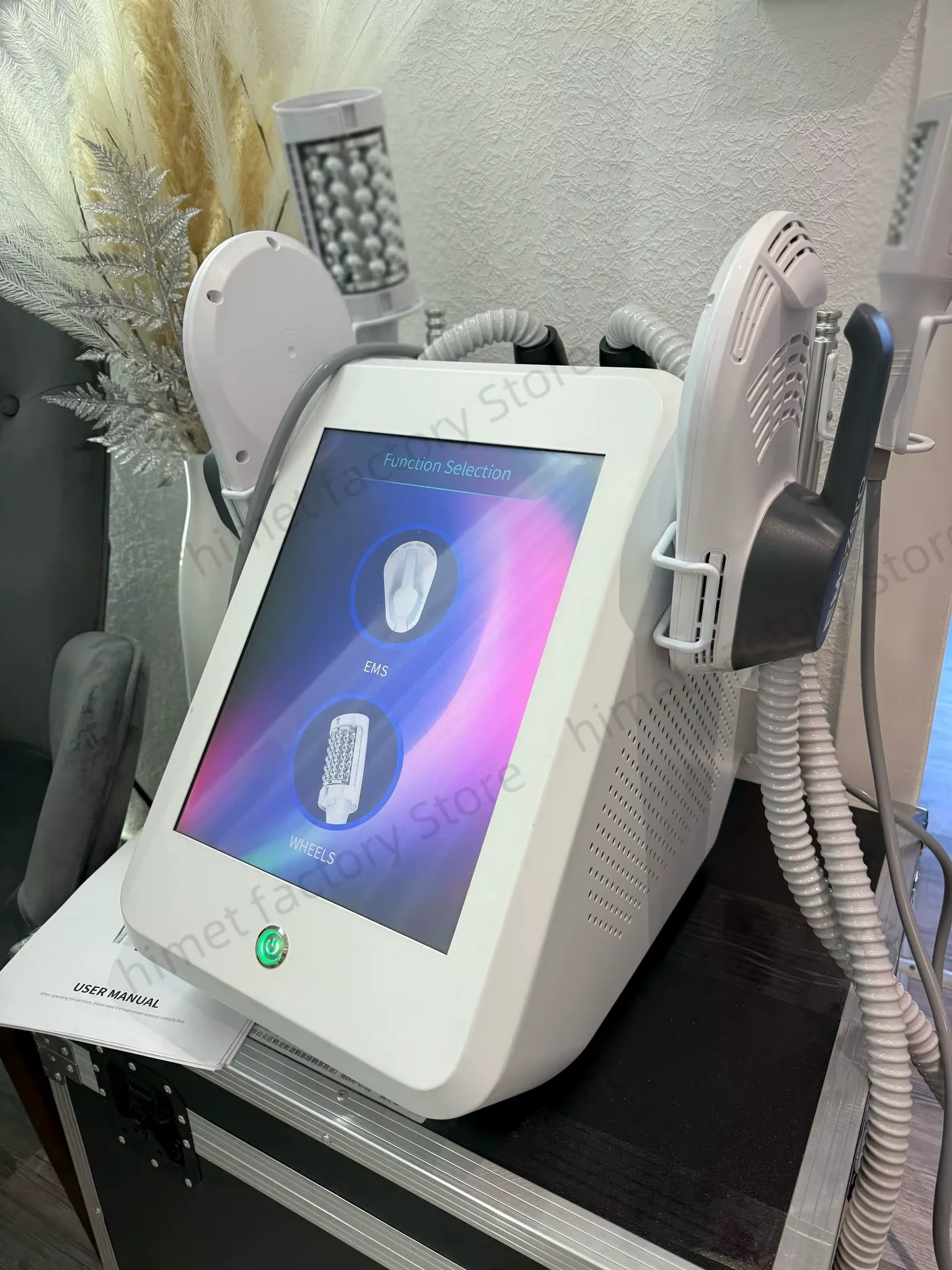 Newest Vacuum Inner Ball Roller 360 Degree Rolling Cellulite Massage Weights Loss Machine Body Muscle body slimming fat removal