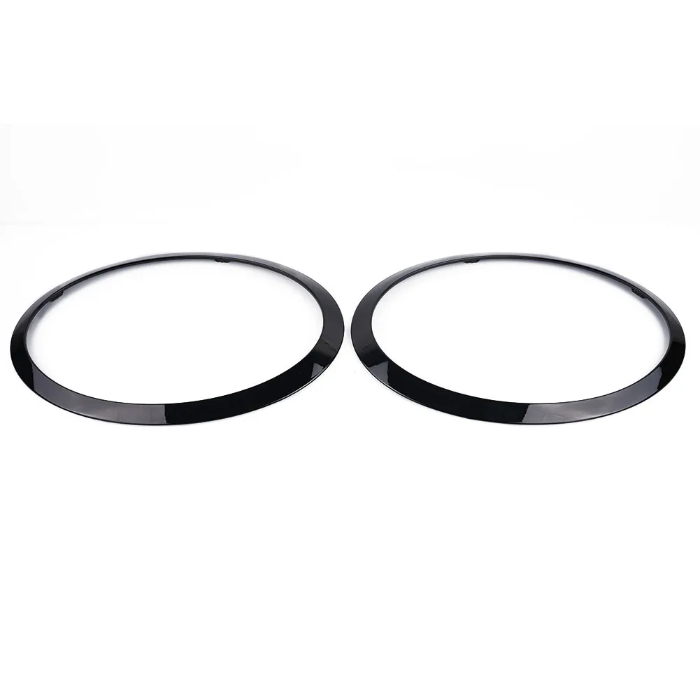

Для MINI For COOPER F55 F56 F57 ABS черное кольцо для фары левая и правая комплект Новые Аксессуары для автомобилей