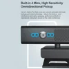 1080P FHD Web Camera 3 in 1 30fps Conference Computer Webcam with Speaker Microphone Web Cam Noise Cancelling for Live Broadcast 5