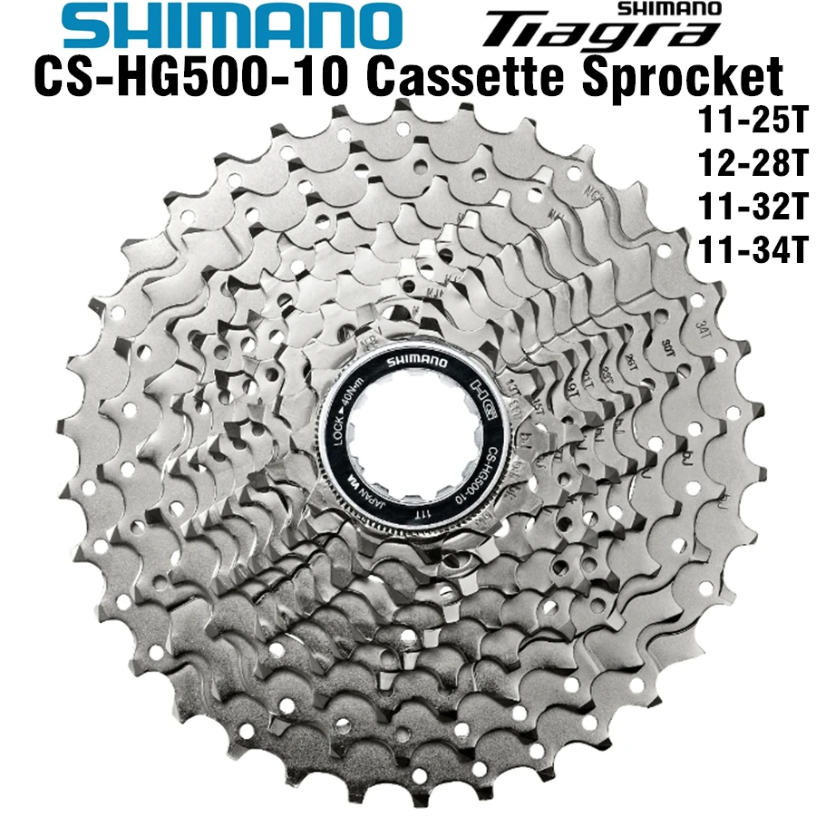 Shimano Tiagra Hg50010 Cassette Road Bike 10 Speed Freewheels Cogs 11