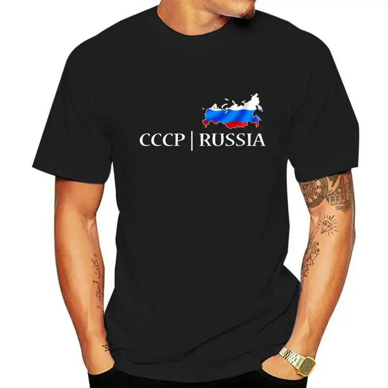 

Футболка с флагом СССР, Россия, мужские футболки, мужская футболка, черная модная одежда, C P, под заказ