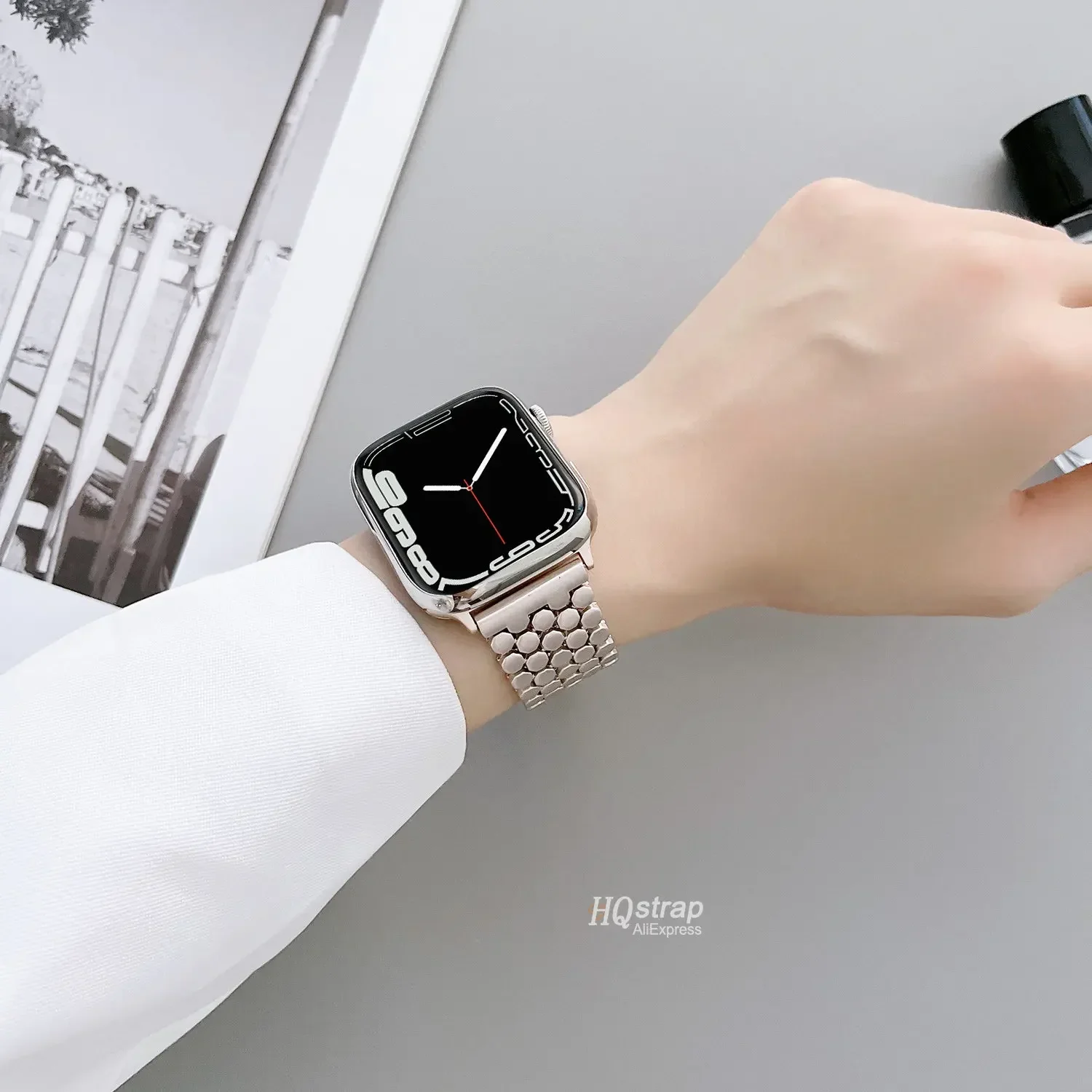Starlight ݼ Ʈ  ġ 8 7 6 5 SE 4 40mm 45mm, ̿ġ Ʈ 49mm 41mm 44mm 38mm 42mm η ƿ 