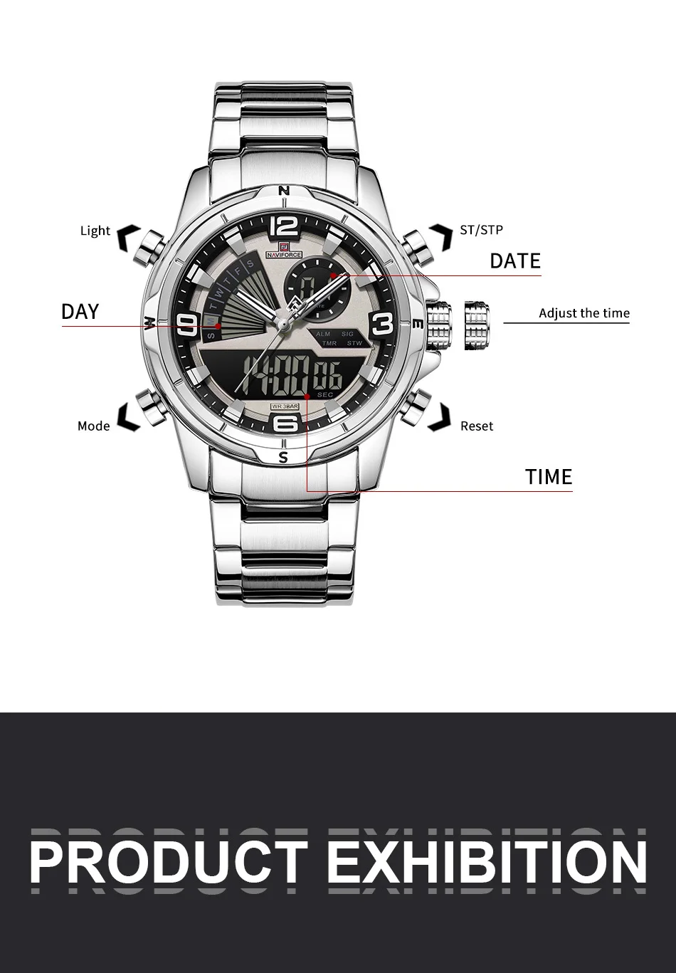 NAVIFORCE 9257 Men’s Watch 3