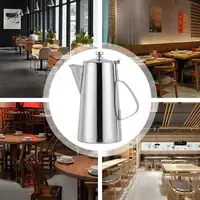 Stainless Steel Coffee Pot Iced Tea Pitcher Beverage Jug Cold Water Kettle Water Pitcher Drink Pitcher For Bar Home Hotel 5