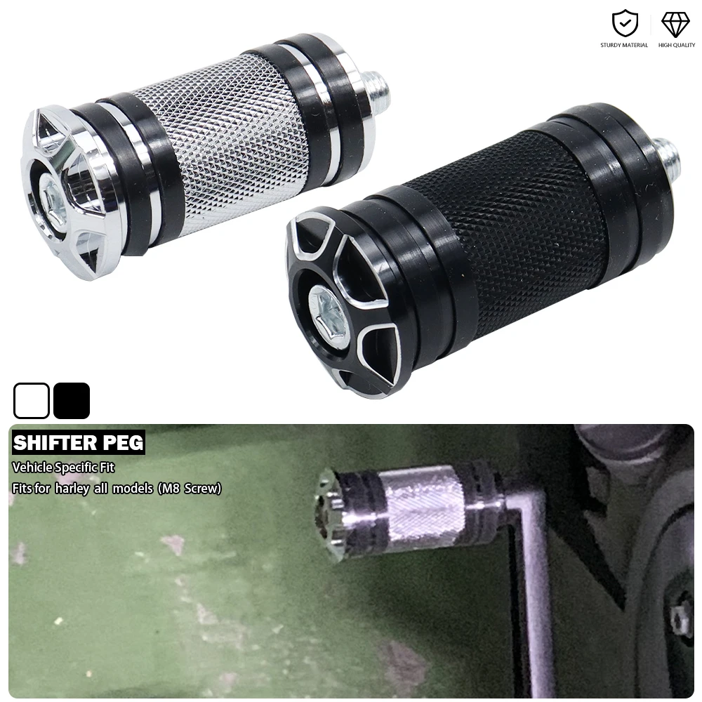 Per Harley Dyna Daytona Low Rider Super Glide Sport V-Rod Night Rod Gear-Shifter Extension Leva Del Cambio Leva Del Cambio Peg Ingranditore