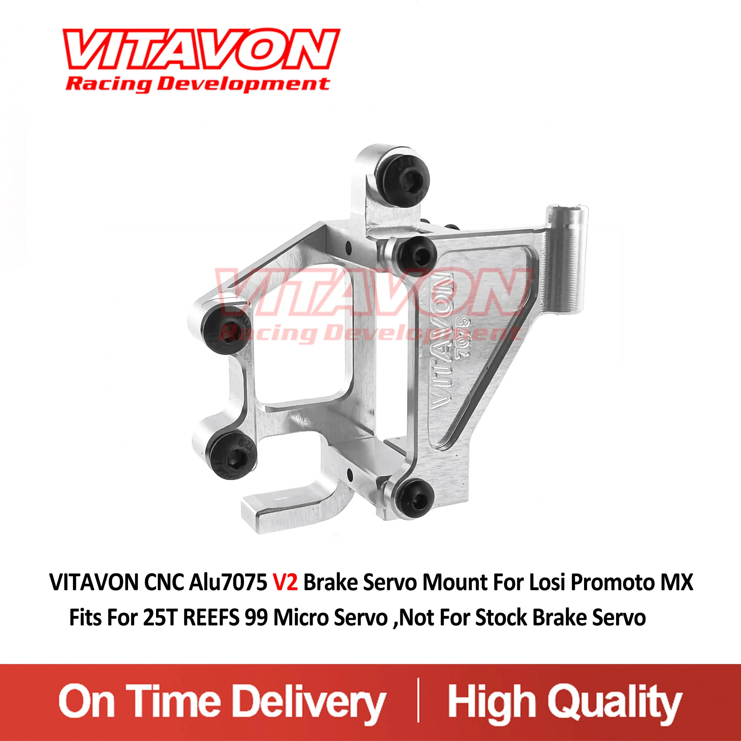 

VITAVON CNC Alu7075 V2 тормозной сервопривод крепление для Losi promto MX подходит для 25T EFS 99 Micro сервопривод, не для склада тормозной сервопривод