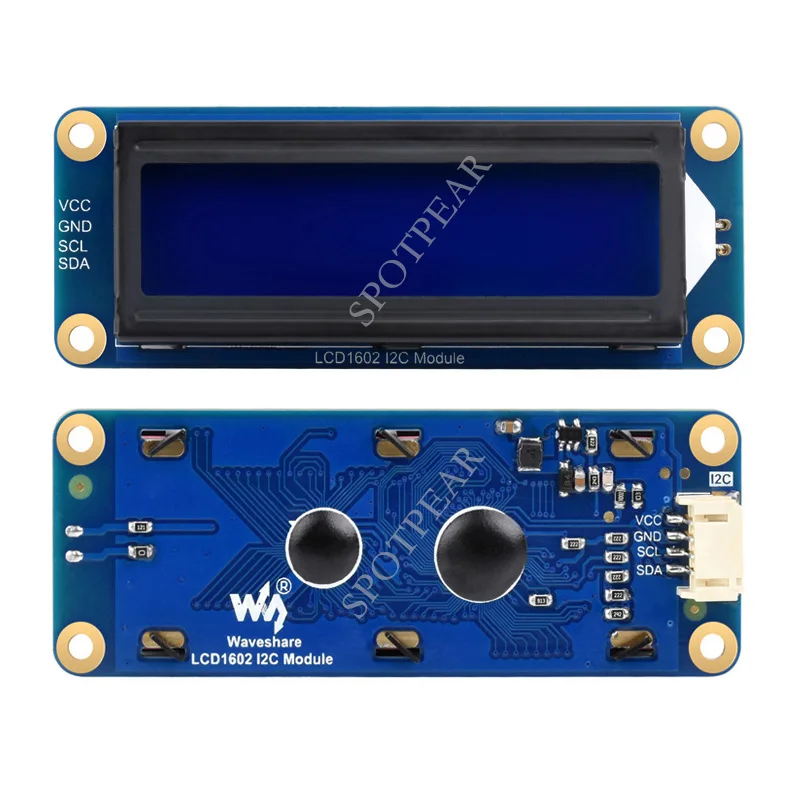 LCD1602 I2C  16x2  LCD 3.3V/5V, Arduino / Jetson Nano / Raspberry Pi Pico / ESP32 