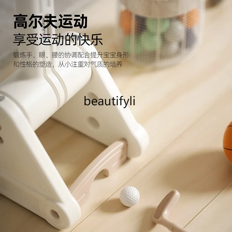 Children's basketball hoop Indoor household liftable frame Boys and girls shooting frame 3-6 years old
