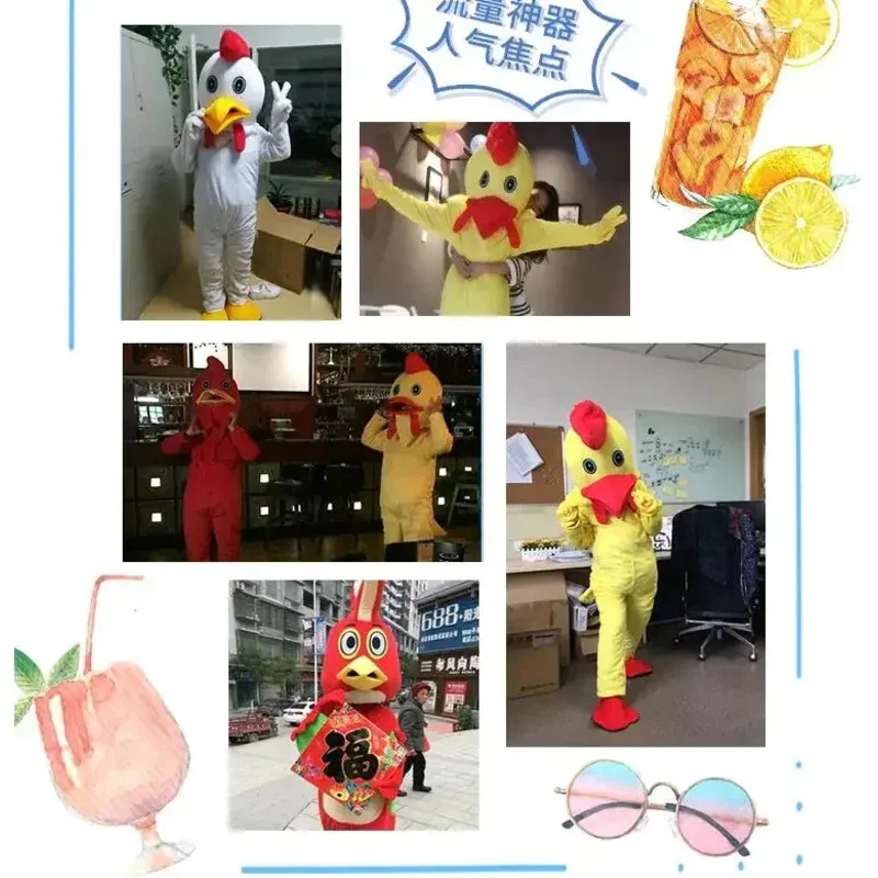 코스프레 부활절 칠면조 수탉 닭 마스코트 의상 광고 행사 생일 파티 동물 카니발 공연 소품