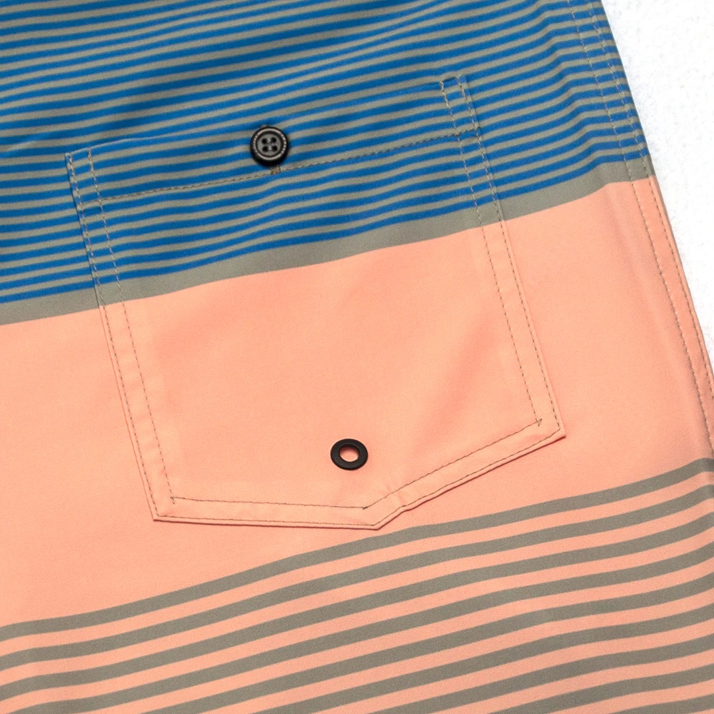 Hot Sale Men's Shorts Beach Boardshorts Stretch Striped Quick-dry Waterproof Breathable Thin Bermuda Surfing Swimming Trunks 6