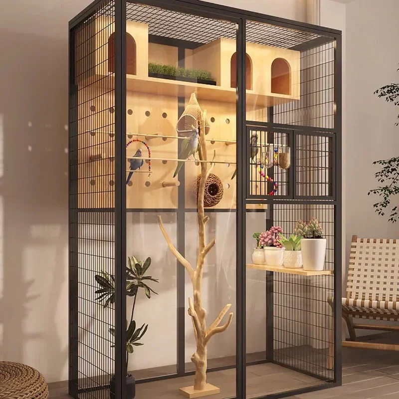 Viveiro Para Calopsita Cages Parrot Carrier Breeding Box Toys Chinchilla Bird Cages Cat Nest Jaula Para Conejos Bird Supplies