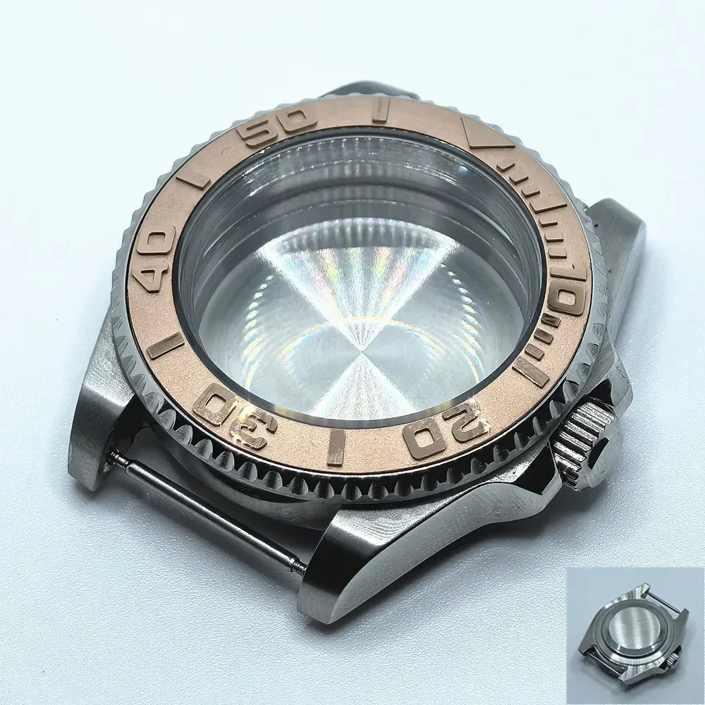 40mm Transparent Glass Watch Case