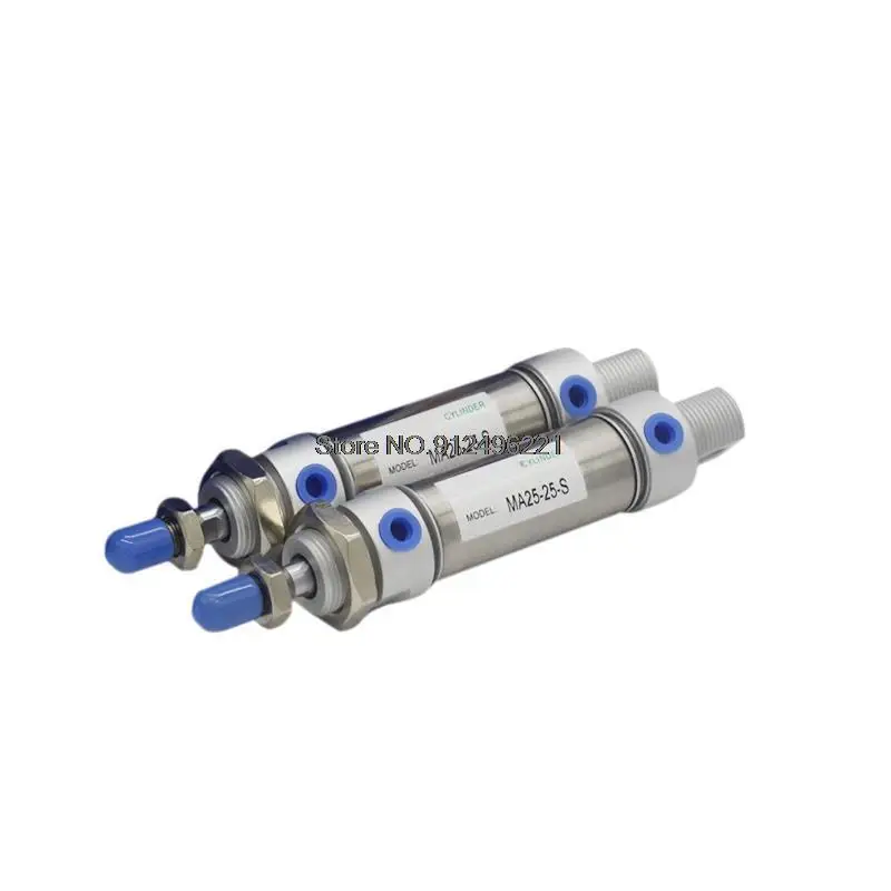 Msa Mta Furo 16 20 25 32 40 mm Curso 10150 mm Mini Cilindro Redondo com Mola Única Ativa Mola Msa Retorno Mola Mta Entend
