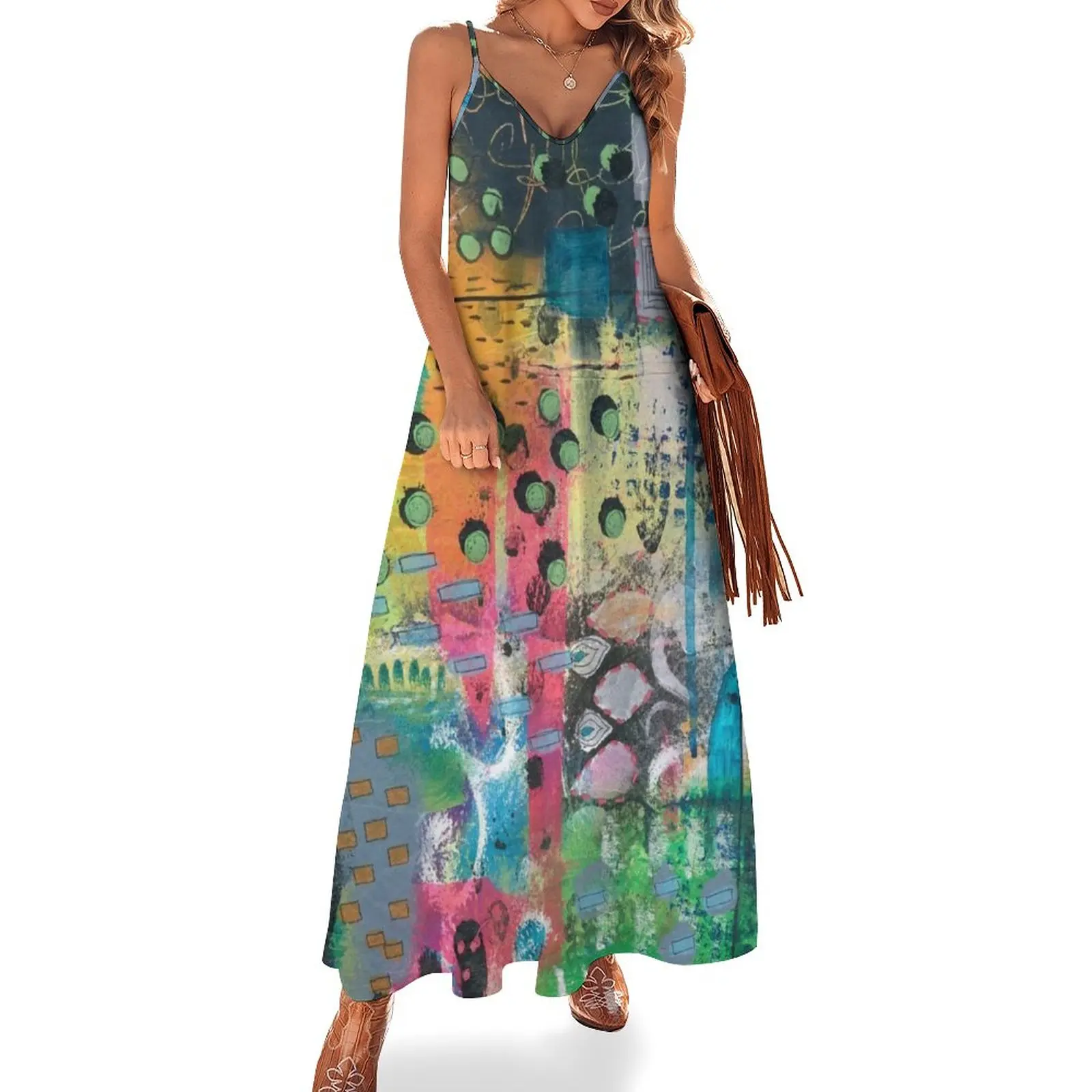 

orange you glad Sleeveless Dress beach dress women's summer dresses 2024