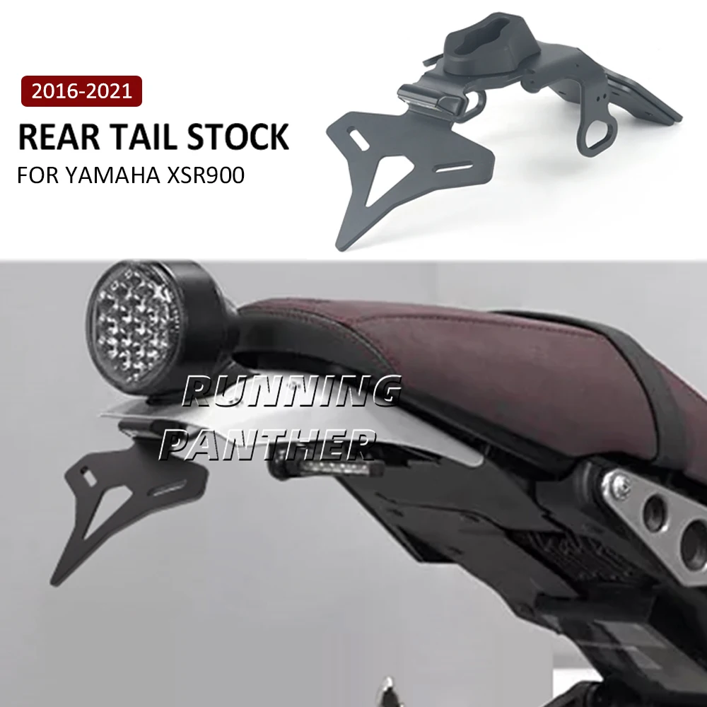 Motorcycle Rear Short Tail Stock License Plate Holder Tailstock Frame Bracket Kit for Yamaha XSR 900 XSR900 motorcycle license plate holder