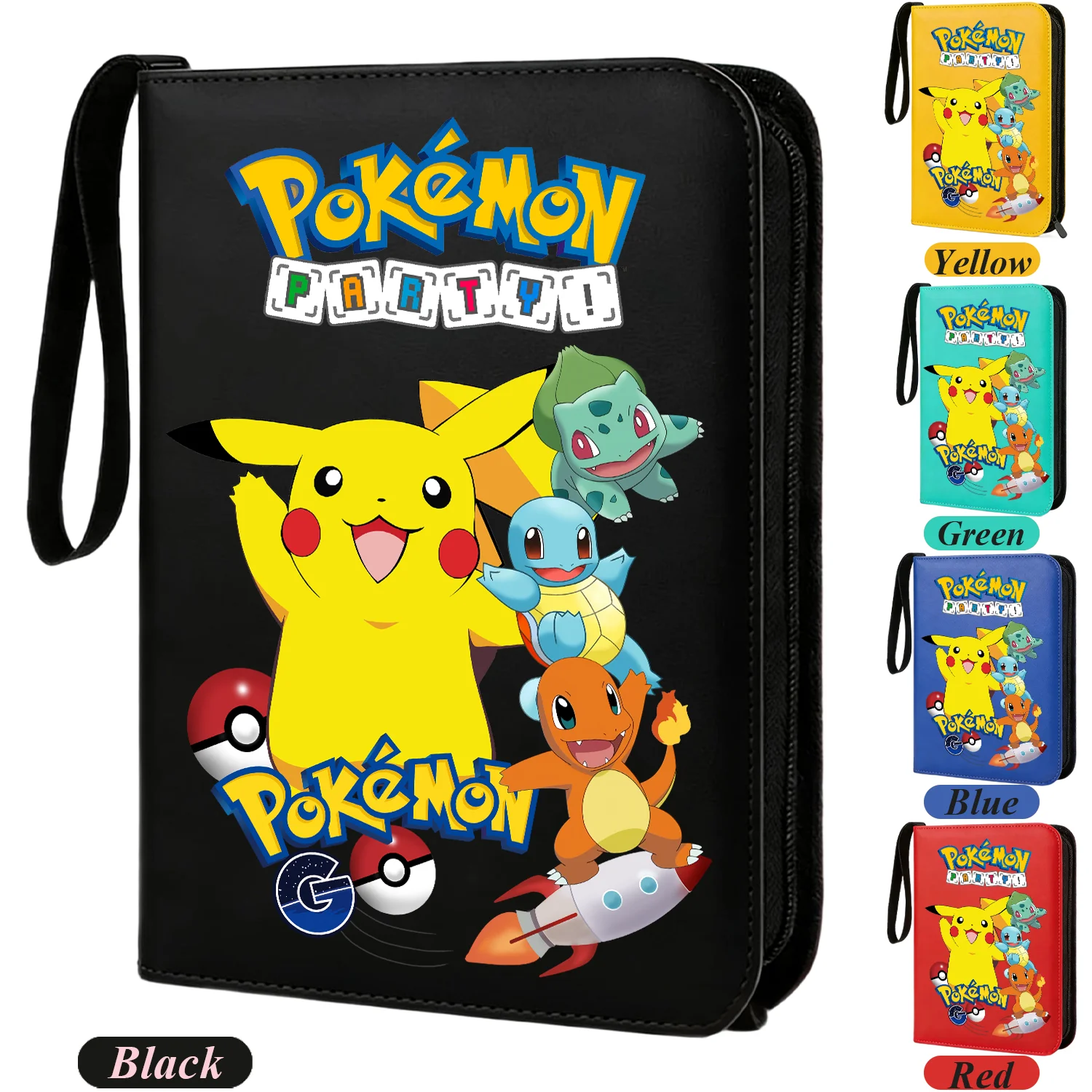 Premium Card Holder Storage Bag with Moisture-Proof Album - 400 Grid Capacity, Double-Sided Pages