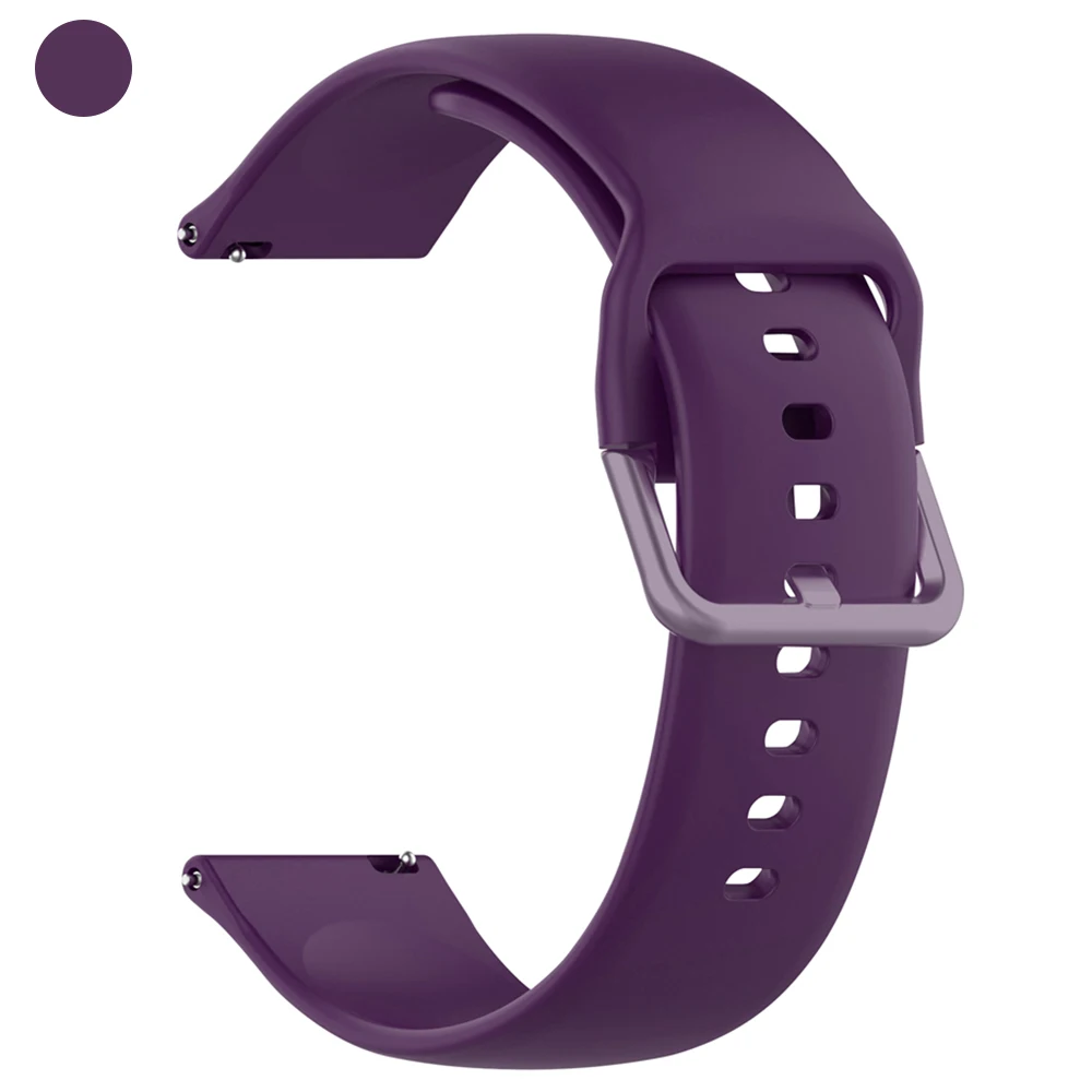 Enhanced Silicone Sports Watch Band – Premium Quality, 20mm/22mm, Multiple Fits