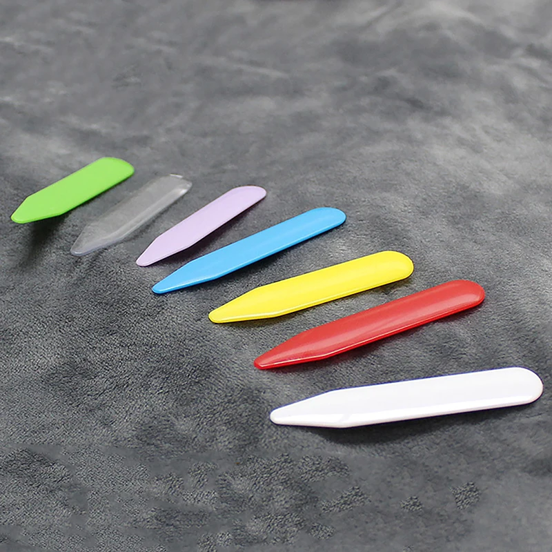 2 Pcs Carbon Fiber Collar Stays For Business Men\'s Shirt Party Dress Brace Accessories Reinforcement Insert Fixing Jewelry