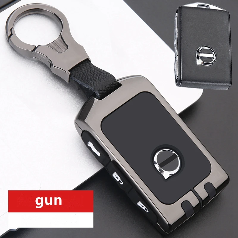 Key Case Key Case Cover Car Zinc Alloy Key Case Holder For Volvo XC40 XC60 S90 XC90 V90 T5 T6 T8 Fob Smart Key