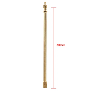 ตัวขยายก้านวาล์วยางรถยนต์ทองเหลืองออโต้100/140/200มม 6