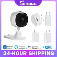SONOFF CAM Slim WiFi Smart Security Camera 1080P HD Motion Alarm Two-Way Audio Scene Linkage Via EWeLink APP Alexa Google Home 1