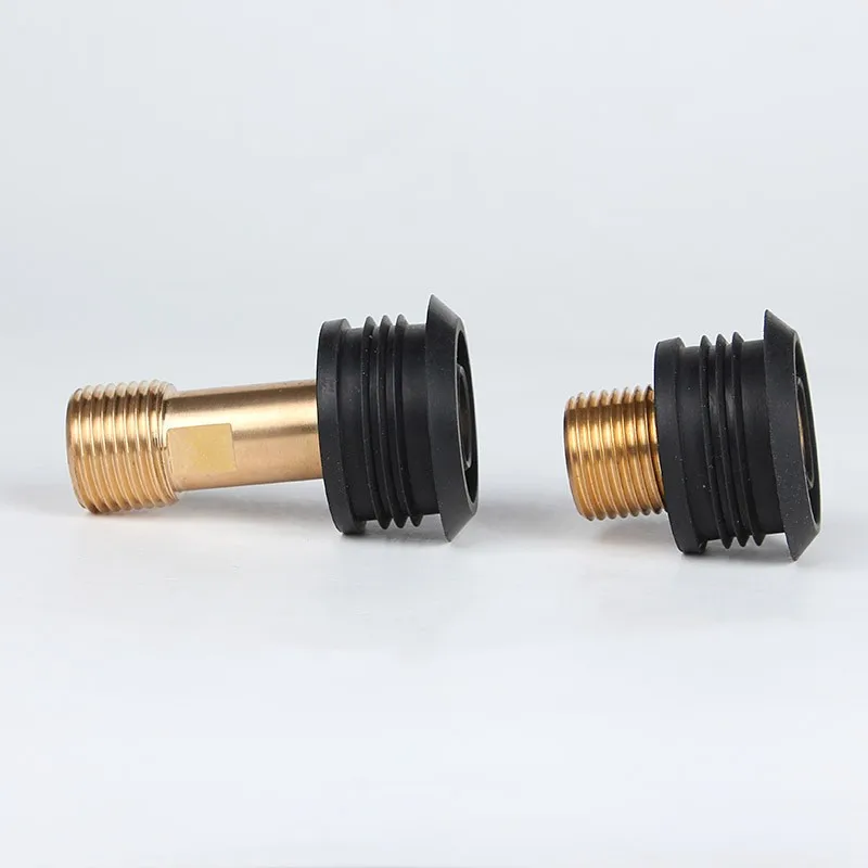 AUNMAS Toilet Urinal Inlet Spud Seal – G1/2" Thread, Copper & Rubber Drain Pipe Connector Fitting