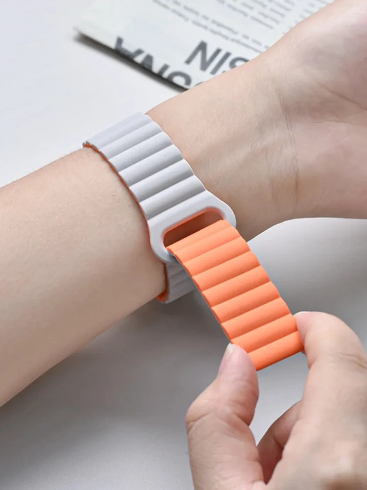 Silicone Magnetic Loop Sport Bracelet