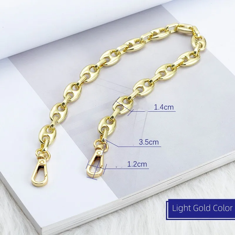Herbag Metal Chain Accessories can be used for Crossbody or Shoulder Bag Shoulder Straps with Thick Chains