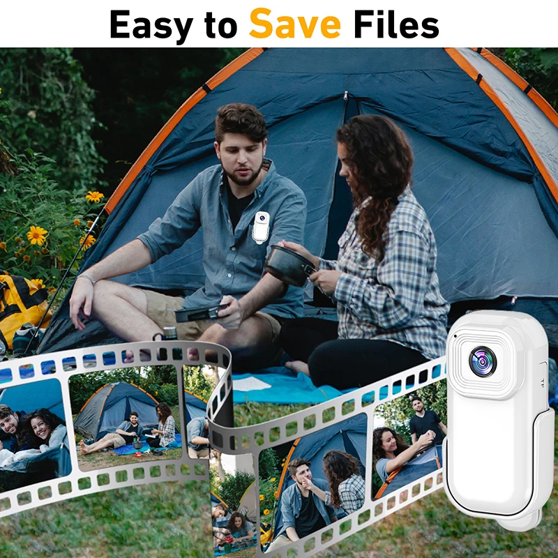 HD 1080P Portable Body Camera Circle Recording Back Clip Action Cam WiFi Video Recording Pocket Camera Handheld Cycling Recorder