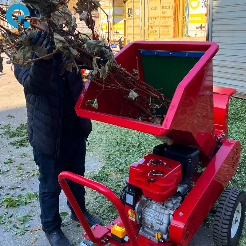 Branch shredder small household orchard branch crusher garden greening leaf  branch crusher 2