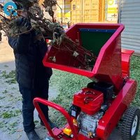 Branch shredder small household orchard branch crusher garden greening leaf  branch crusher 2