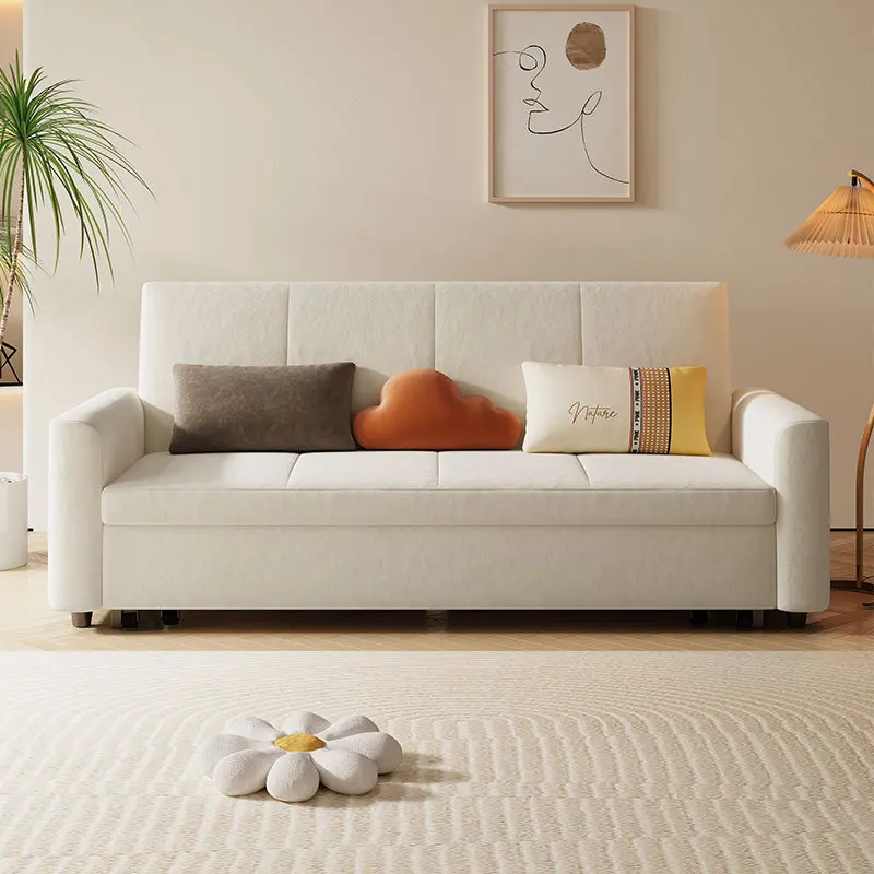 

WBZ7 foldable sofa bed Small apartment living room storage new cat catching flannel sofa bed multifunctional sitting