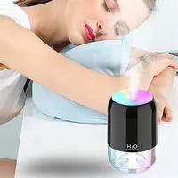 USB Air Humidifier Atmosphere Light Fragrance Intelligent Spray Colorful Aromatherapy Diffuser Humidifier for Car Home-C 2