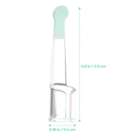 6pcs Visible Ear Spoons Head Replace Silicone Earwax Spoons Ear Wax Cleaning Ear Tips Baby Skin-Friendly Earwax Digging Spoon 2