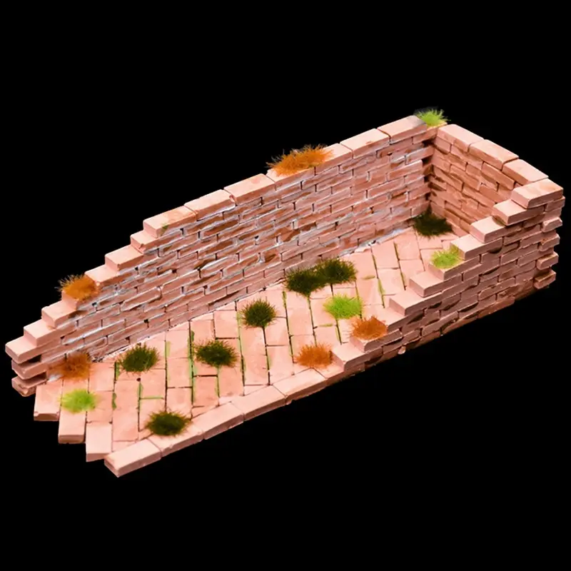 Mini Silicone Mold Mini Small Brick Brick Mold Sand Table Construction Making Mini Silicone Mold Cement Model Small House Handmade Diy