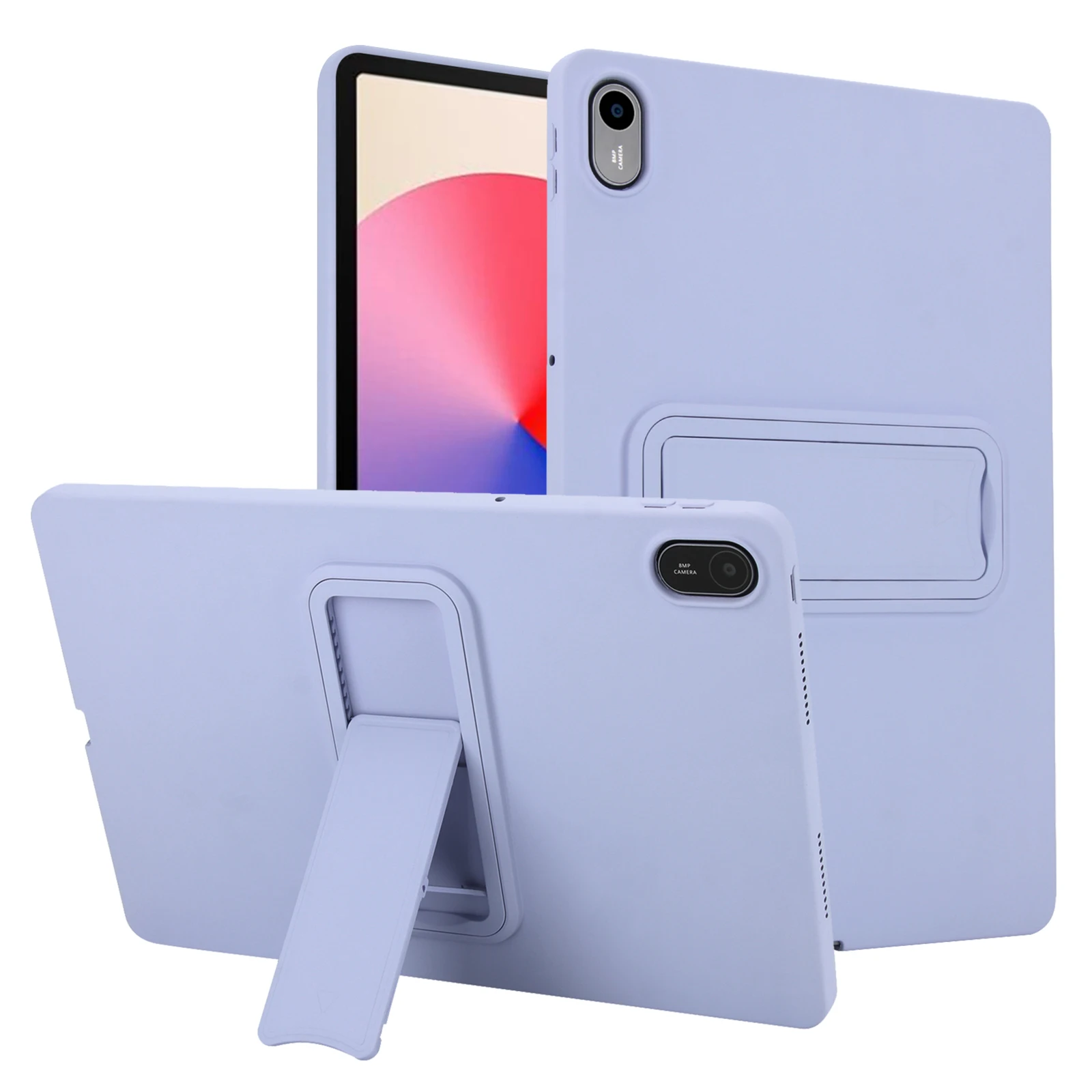 Anti-Fingerprint TPU Tablet Case with Adjustable Gear Bracket