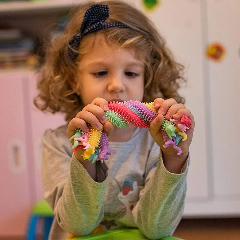 5Pcs Kawaii Stretchy String Fidgets Sensory Toys Funny Gift Ideas For Kids Party Favors Juguetes Divertidos Para Niños 5