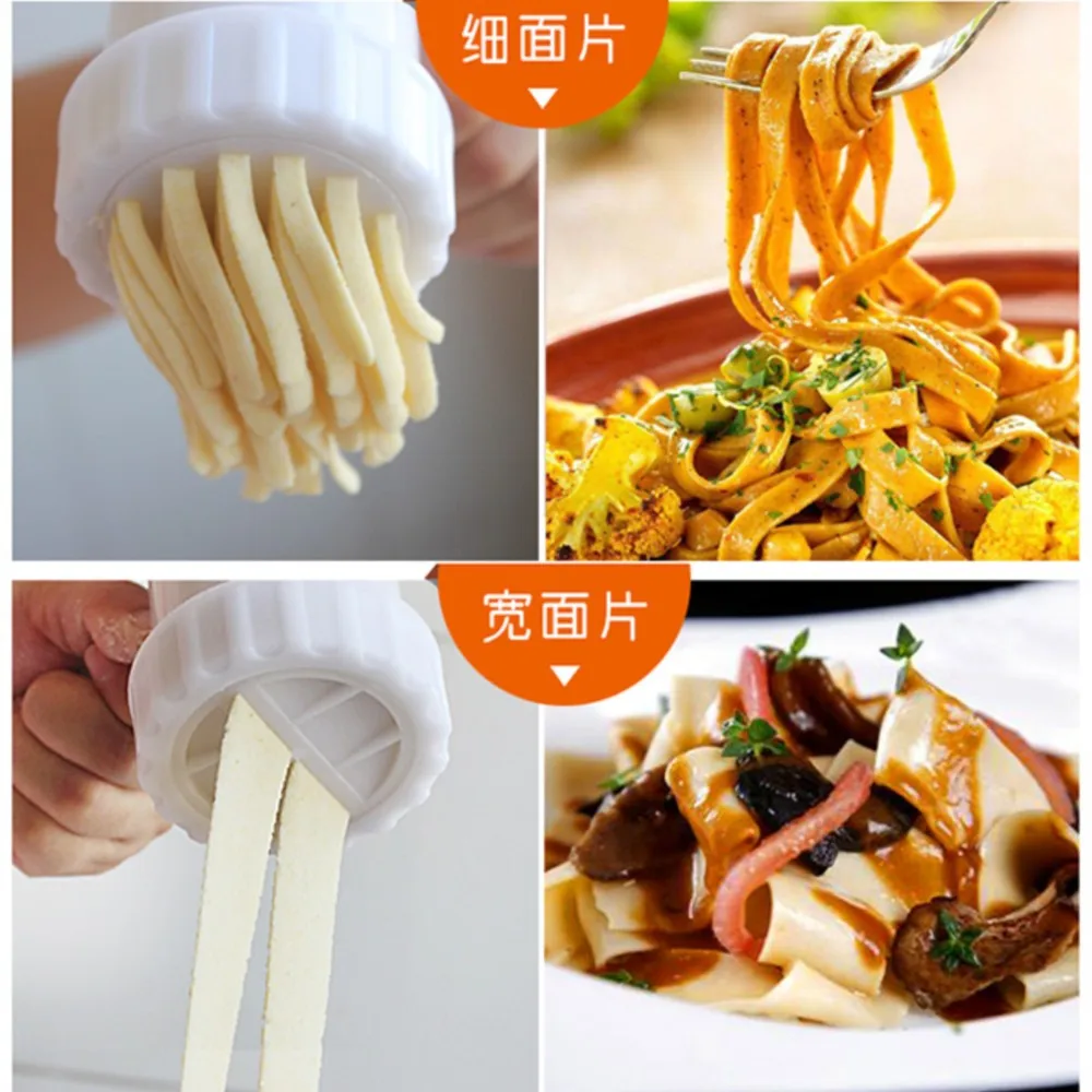 8pcs/Set Noodle DIY Machine Spaghetti Tool Spaetzle Makers Pasta Maker Machine Spaghetti Pates Noodle Cutter Pressing