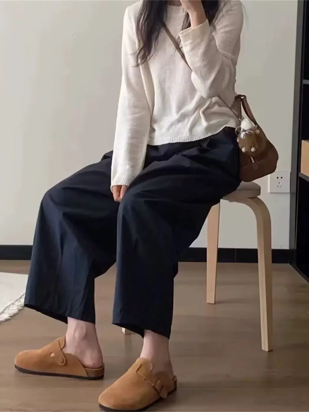임산부용 루즈핏 할란 팬츠 얇은 여름용 면 폴리에스터 원단 임산부 캐주얼 팬츠 편안한 배 부분이 꽉 조이지 않는 작은 체형용