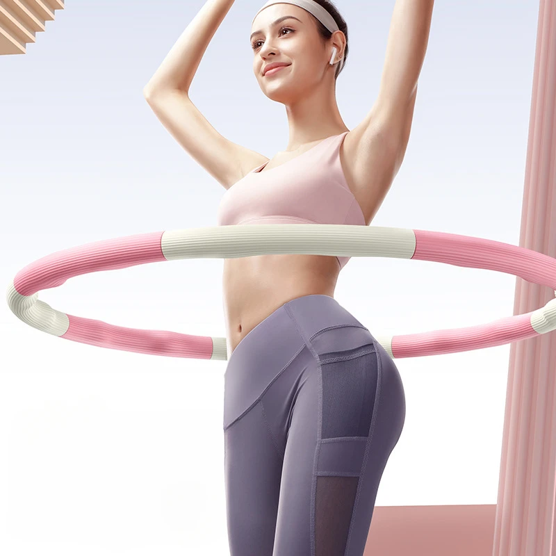 Hula hoop removable foam sponge Hula hoop fitness equipment massage size adjustable weight