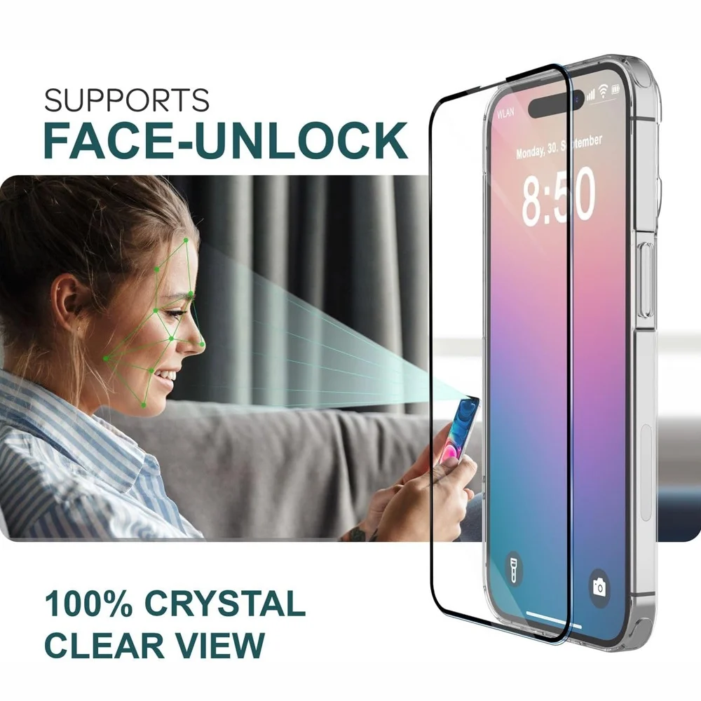 3+1 Screen Protector For iPhone 16e 16 15 14 13 Pro Max Tempered Glass For iPhone 16 15 14 Plus Protector Pantalla iPhone 11 13 12 Mini Pelicula Cristal templado iPhone 16e Camera Lens Film