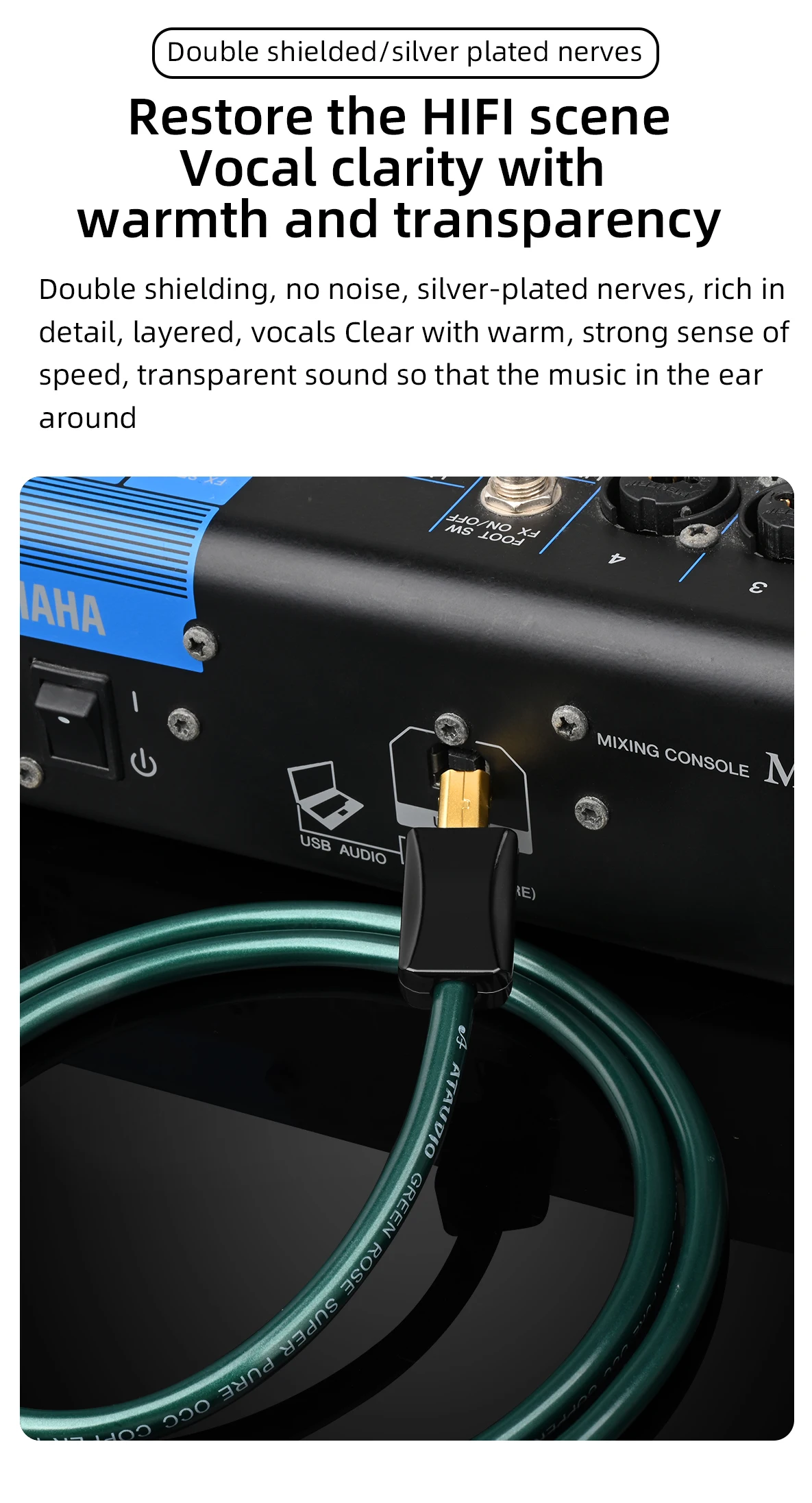 tipo do cabo de usb de alta fidelidade de ataudio cabo otg audio de para telefone móvel de dac de pc