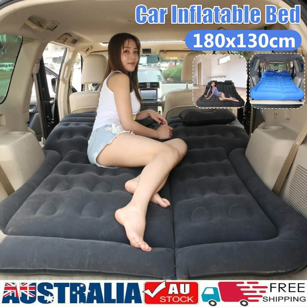 Car Air Inflatable Travel Mattress Bed Universal For Back Seat Multi Functional Sofa Air Bed