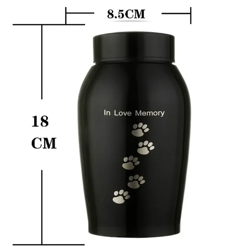 Multi-colored Stainless Steel Dog Urns Dog Cat Bird Mouse Cremation Ashes Urn Sealed Funeral For Dogs Pet Souvenir Jar cremation urn