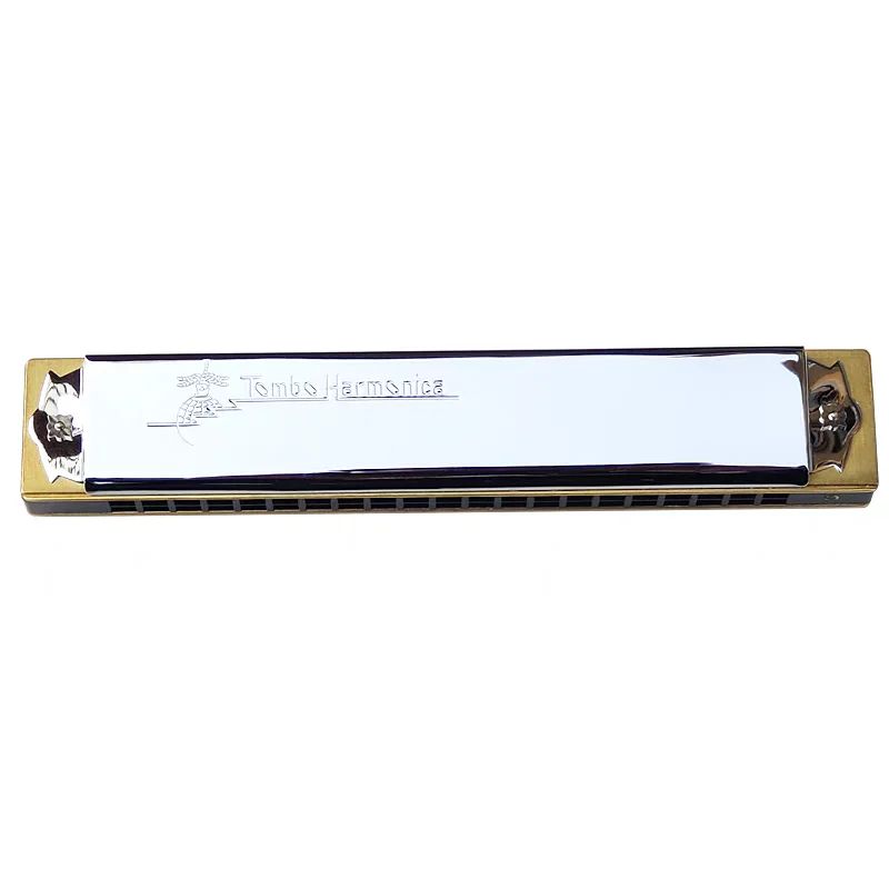 Tombo Tremolo Harmonica 21 Classic No. 3521S Prefessional Armonica 21 Holes Mouth Organ Key C A G Tone Harp Instrumentos