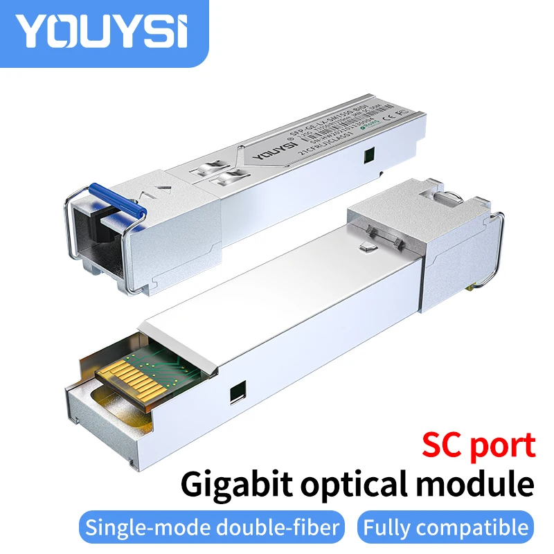 

SFP optical module Gigabit single-mode single-fiber 3km SC interface single-core 20KM40KM 60KM 80KM optical module