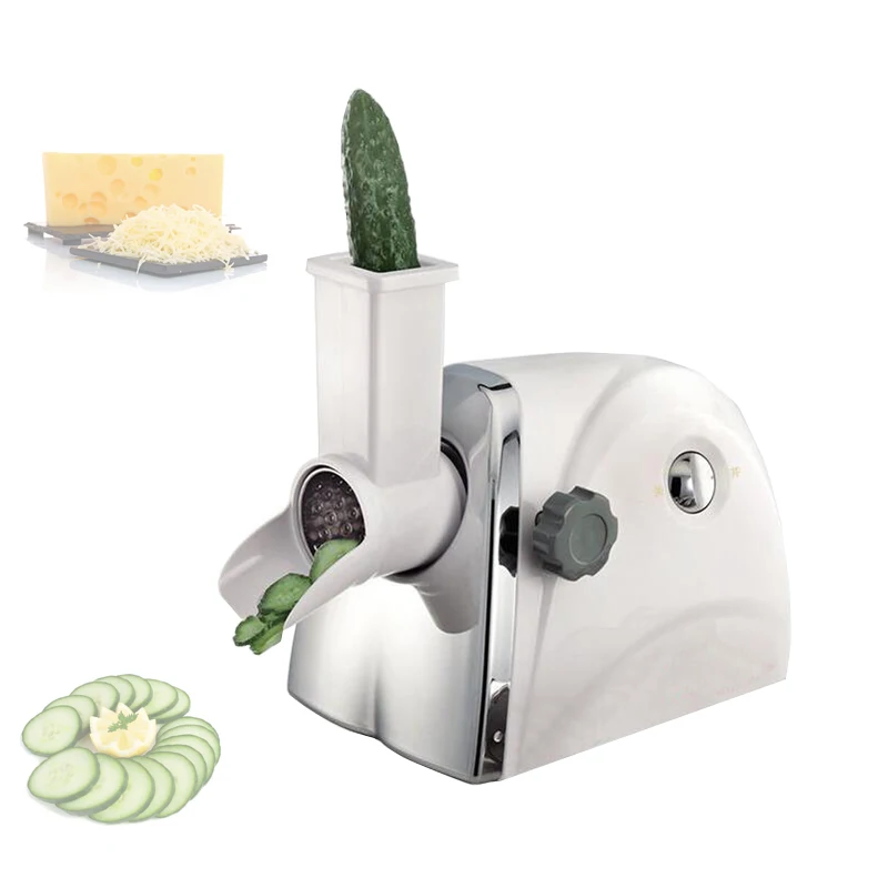 

Cheese Slicer Electric Commercial Automatic Shredder Cheese Grater Household Cheese Slicing Vegetable Shredding Machine 220V