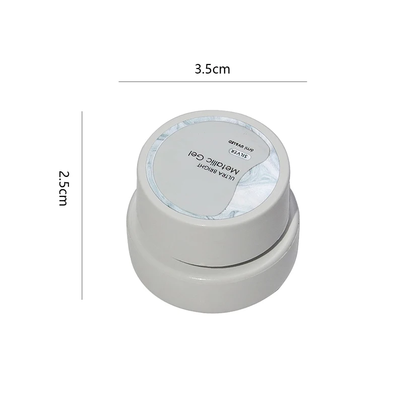 Nail Mirror Metal Glue Silver Super Bright French Painting Pull Line Hook Edge Painted Phototherapy Nail Polish Glue