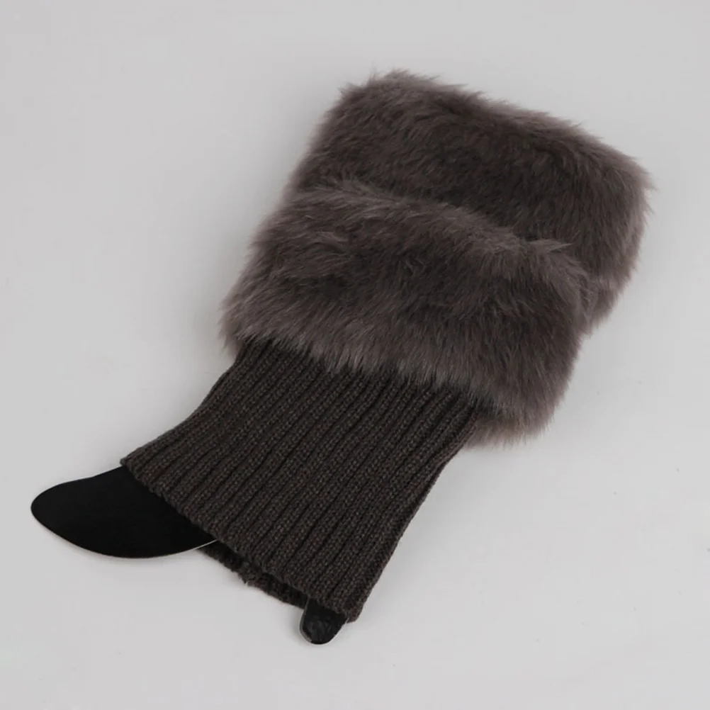 

Boots Miss Womans Suit Fur Leg Warmers for Women Breathable Adult Socks