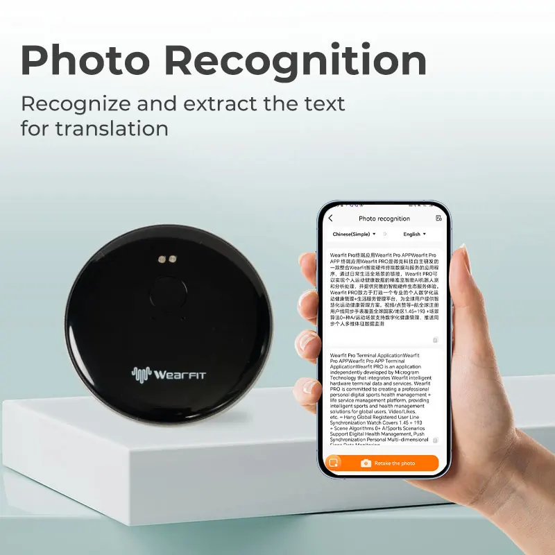 Smart AI Voice Assistant Accurate Translator 137 Languages Video Photo Record Translate Simultaneous Interpretation Translation voice translator,language translator